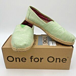 Toms Classics Women's Slip-on Shoes - Lime Space